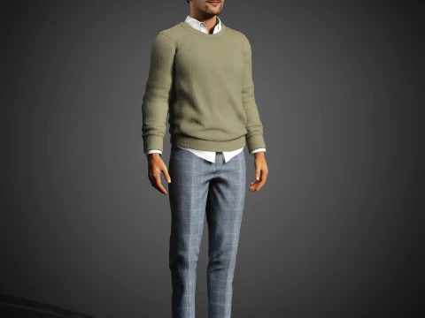 Christopher Abbott Character 3D Model