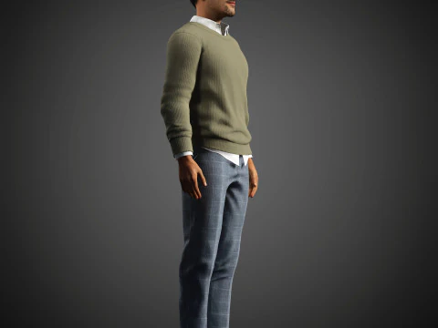 Christopher Abbott Character 3D Model