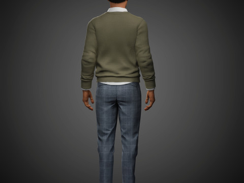 Christopher Abbott Character 3Dモデル