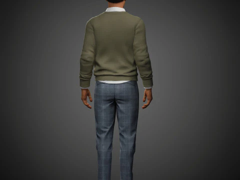 Christopher Abbott Character 3D Model