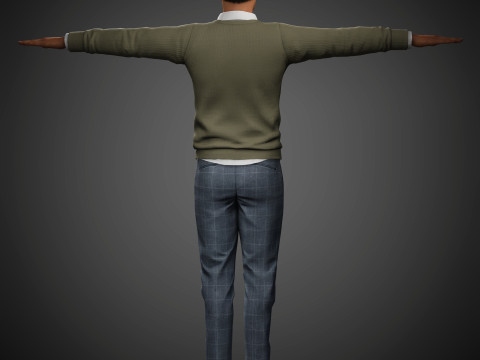Christopher Abbott Character 3Dモデル