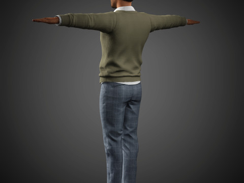 Christopher Abbott Character 3Dモデル