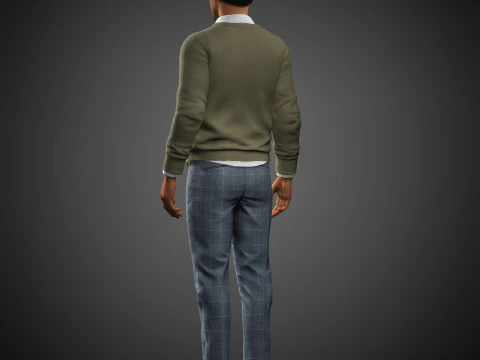 Christopher Abbott Character 3D Model