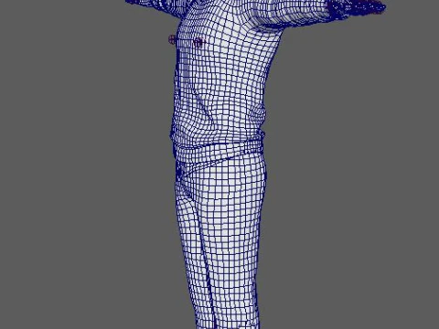 Christopher Abbott Character 3D Model