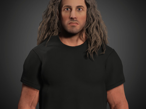 Sylvester Stallone Character 3D Модель