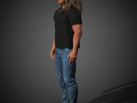 Sylvester Stallone Character 3D Модель