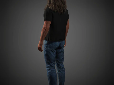 Sylvester Stallone Character 3D Model