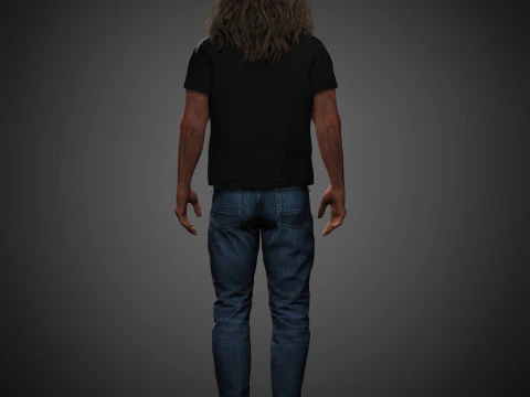 Sylvester Stallone Character 3D Model