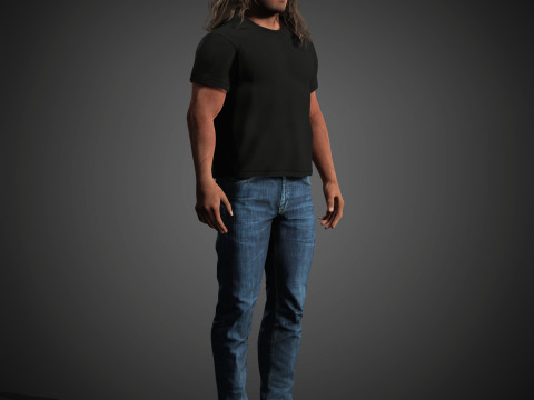 Sylvester Stallone Character 3D Модель