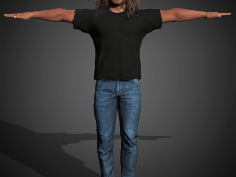 Sylvester Stallone Character 3D Модель