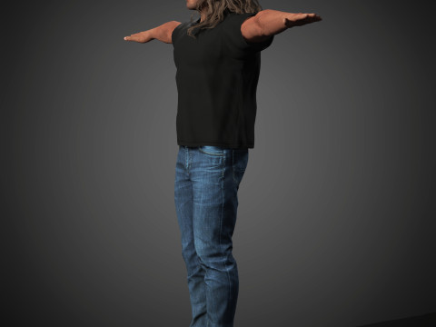 Sylvester Stallone Character 3D Модель