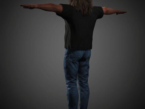 Sylvester Stallone Character 3D Модель