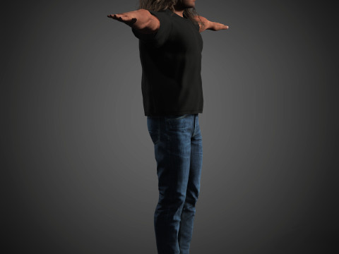 Sylvester Stallone Character 3D Модель