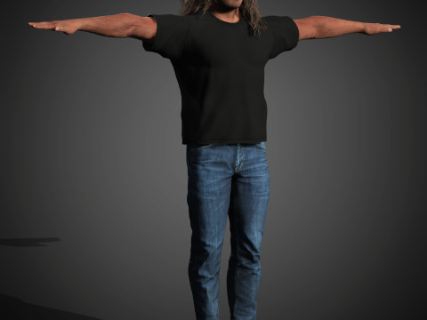 Sylvester Stallone Character 3D Модель