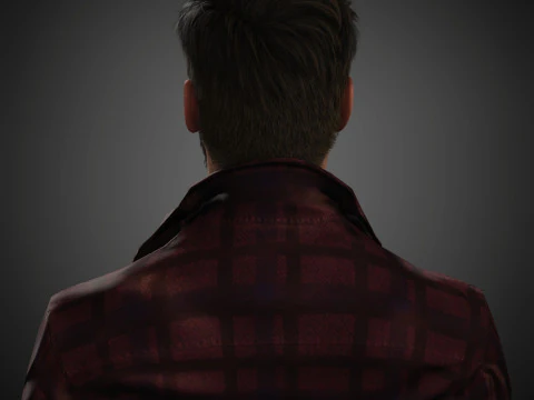 Personaggio di Keanu Reeves Modello 3D