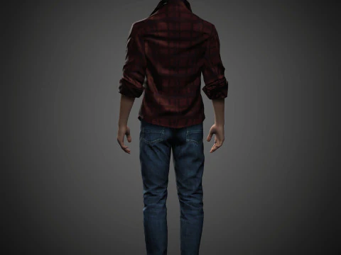 Personaggio di Keanu Reeves Modello 3D