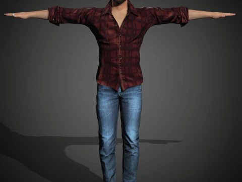 Personaggio di Keanu Reeves Modello 3D