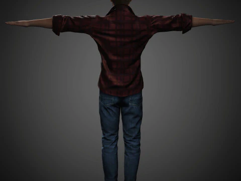 Personaggio di Keanu Reeves Modello 3D