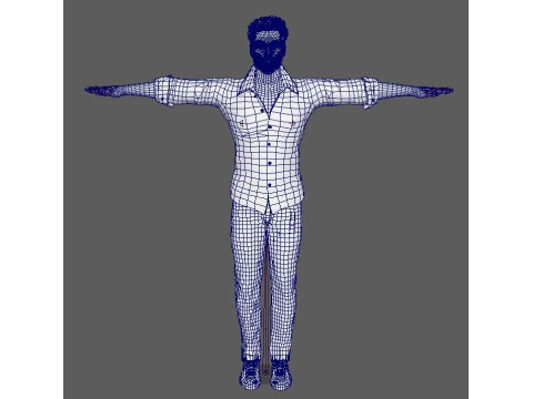 Personaggio di Keanu Reeves Modello 3D