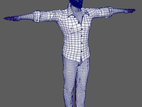 Personaggio di Keanu Reeves Modello 3D