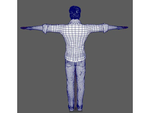 Personaggio di Keanu Reeves Modello 3D