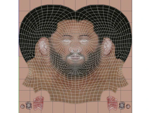 Personaggio di Keanu Reeves Modello 3D