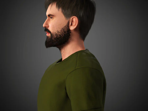Tom Cullen Character 3D Model