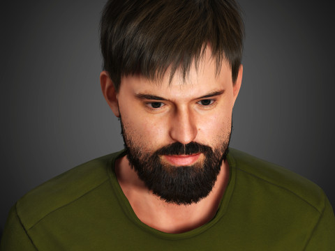 Tom Cullen Character 3D Model
