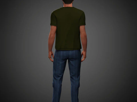 Tom Cullen Character 3D Model