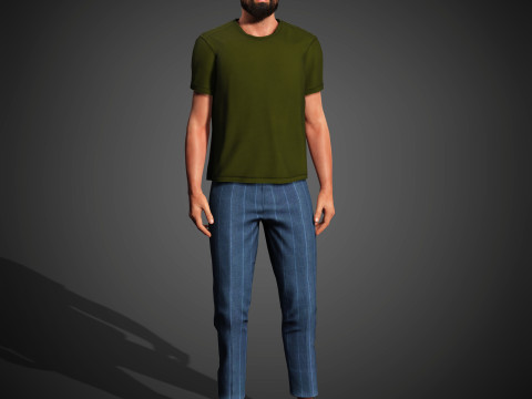Tom Cullen Character 3D Model