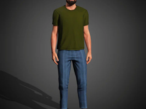 Tom Cullen Character 3D Model
