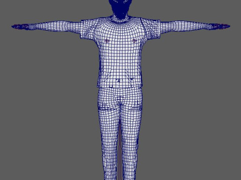 Tom Cullen Character 3D Model