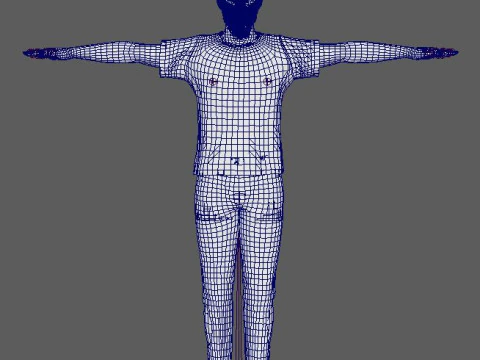 Tom Cullen Character 3D Model