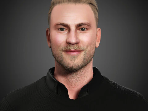 Personnage de Cameron Fuller Modèle 3D