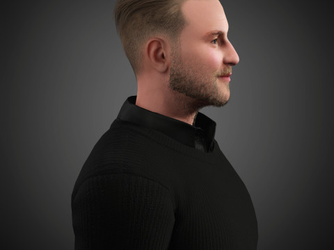 Cameron Fuller Character 3D Модель