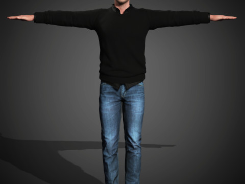 Cameron Fuller Character 3D Модель