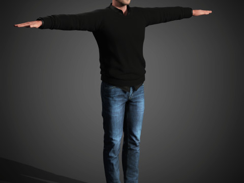 Cameron Fuller Character 3D Модель