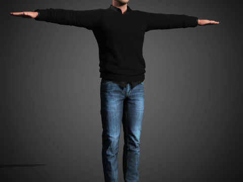 Cameron Fuller Character 3D Модель