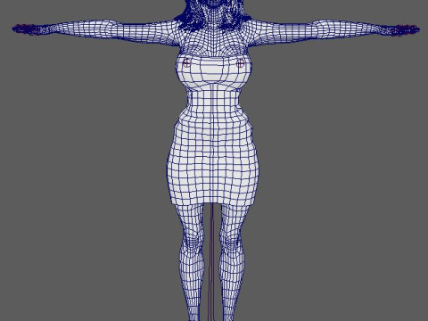 Elisabeth Moss Character 3D-Modell