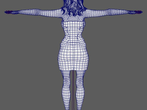 Elisabeth Moss Character 3D-Modell