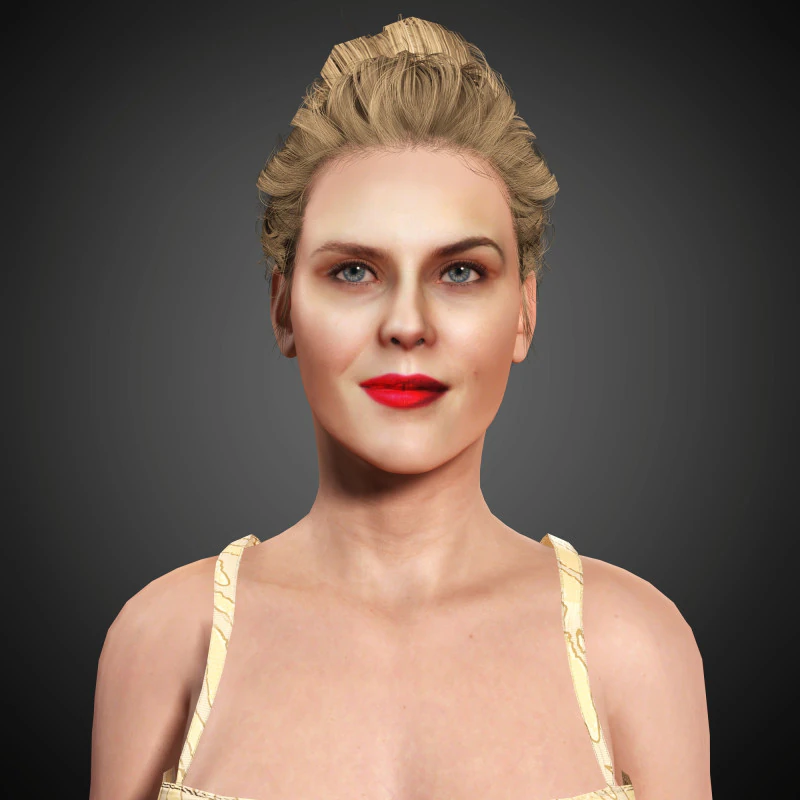Rachael Taylor Character 3D Model .c4d .max .obj .3ds .fbx .stl .blend 