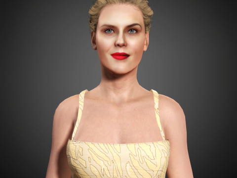 Rachael Taylor Character Modèle 3D