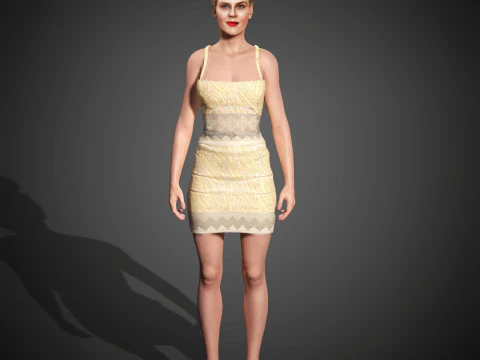 Rachael Taylor Character 3D Model
