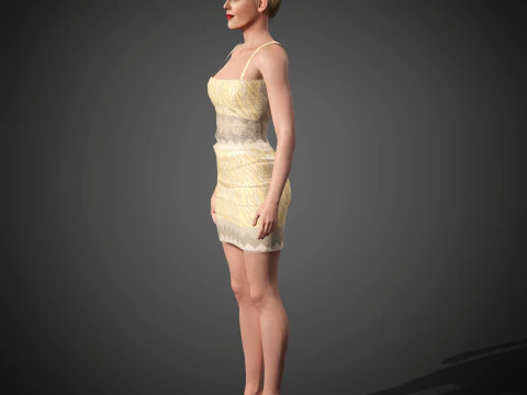 Rachael Taylor Character 3D Model
