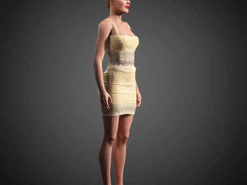 Rachael Taylor Character 3D Model
