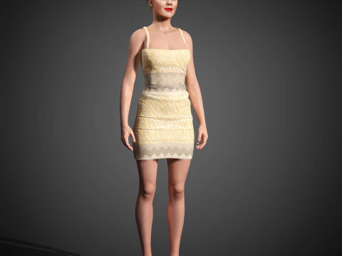 Rachael Taylor Character 3D Model