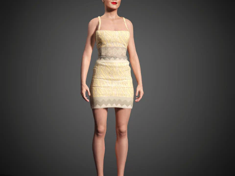 Rachael Taylor Character 3D Model