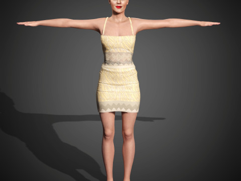 Rachael Taylor Character Modèle 3D
