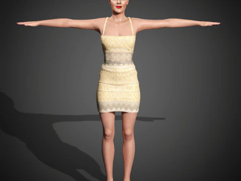 Rachael Taylor Character 3D Model
