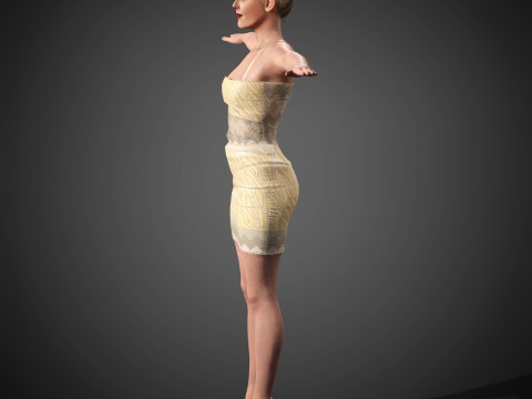 Rachael Taylor Character Modèle 3D